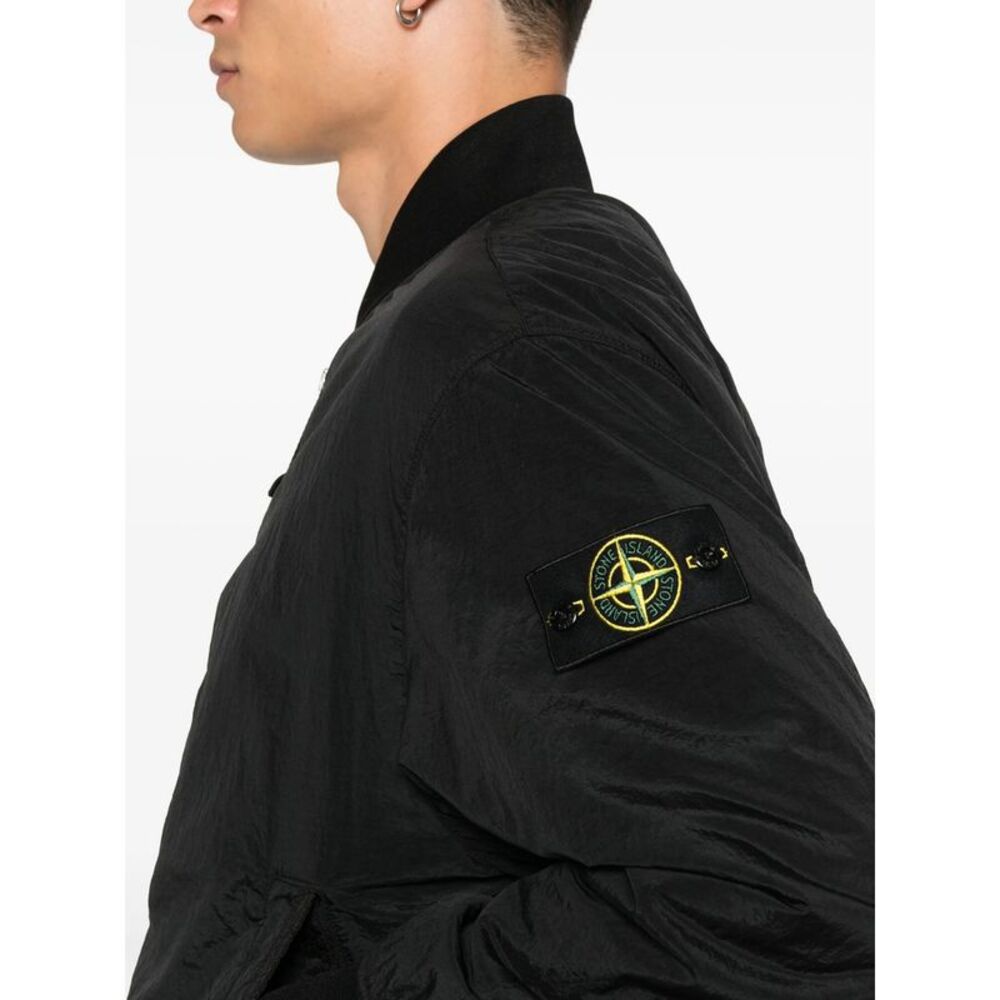 Stone Island Black Jackets Men - Picture 5 of 5